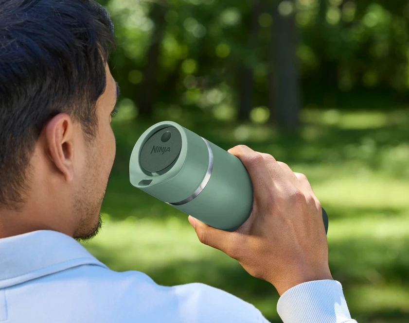 Termopuodelis Ninja Sip Perfect Travel Mug, 400 ml, Mėlynas aprašymas - Prekės nuotrauka