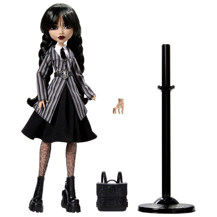 Lėlė Mattel MONSTER HIGH Wednesday (HXJ04) aprašymas - Prekės nuotrauka