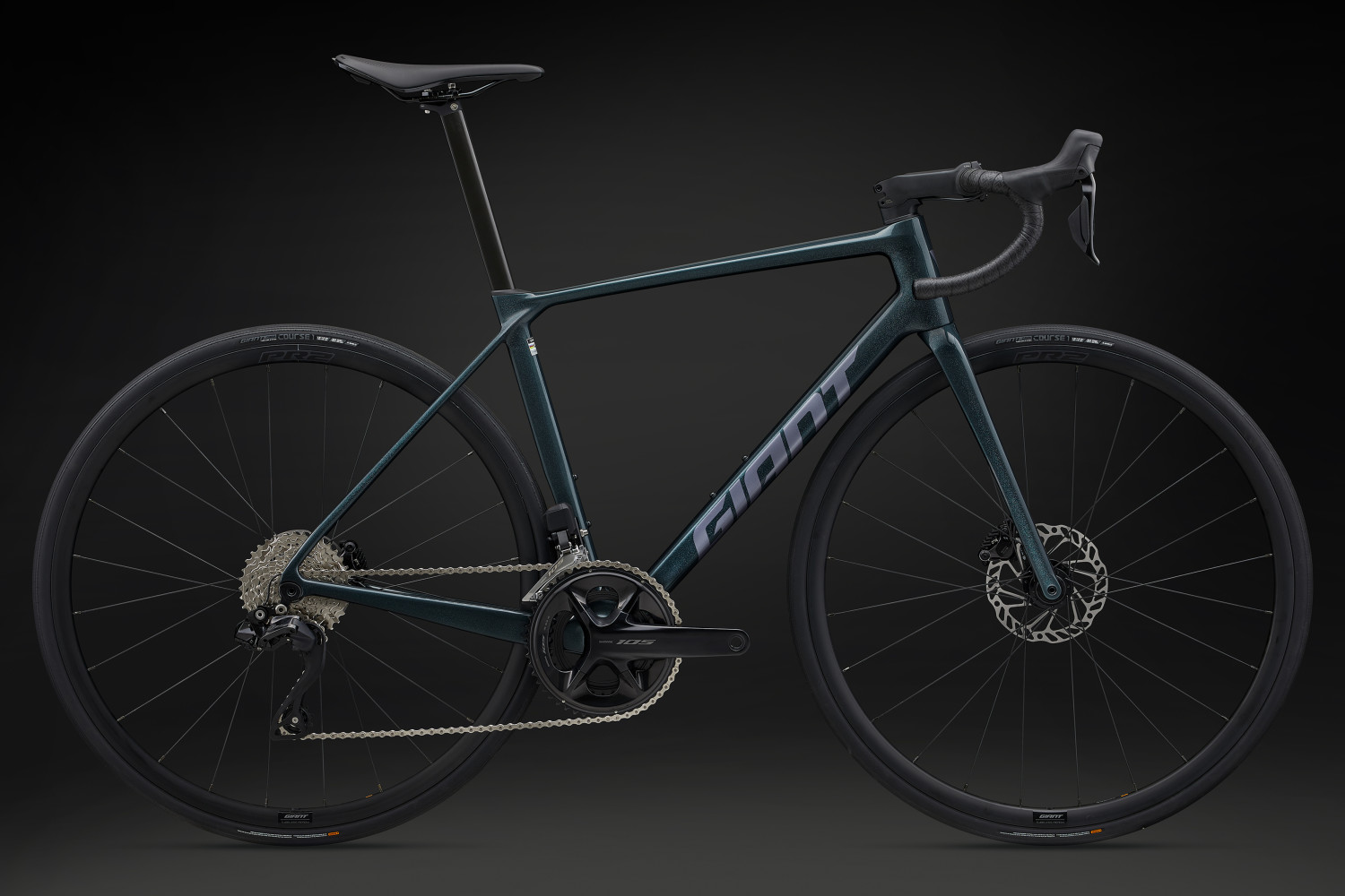 Plento dviratis Giant TCR Advanced 1 KOM Asphalt Green, ML aprašymas - Prekės nuotrauka