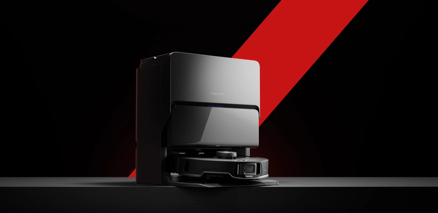Roborock S8 MaxV Ultra dulkių siurblys - robotas, Juodos spalvos aprašymas - Prekės nuotrauka