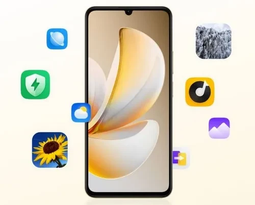 Išmanusis telefonas REALME Note 70T 4/256GB Beach Gold aprašymas - Prekės nuotrauka