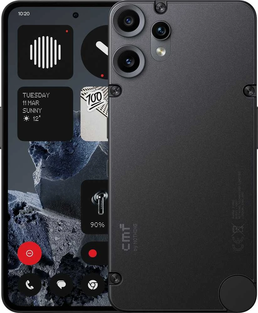 Išmanusis telefonas Nothing CMF Phone 2 Pro 128/8 GB, juodas aprašymas - Prekės nuotrauka