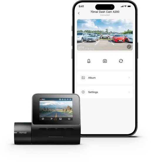 Vaizdo registratorius 70mai Dash Cam A200 aprašymas - Prekės nuotrauka