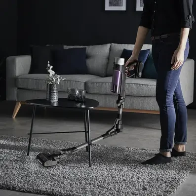 Dulkių siurblys Rowenta X-Force Flex 9.60 Allergy RH2037, Juodos ir violetinės spalvos aprašymas - Prekės nuotrauka