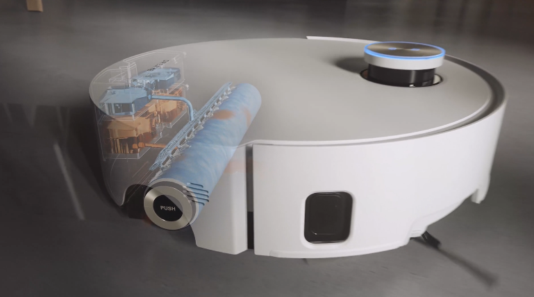 Robotas dulkių siurblys Dreame Aqua 10 Ultra Roller Complete, baltas aprašymas - Prekės nuotrauka