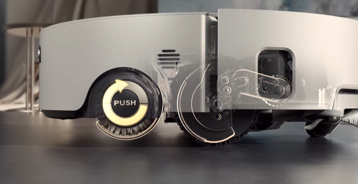 Robotas dulkių siurblys Dreame Aqua 10 Ultra Roller Complete, baltas aprašymas - Prekės nuotrauka