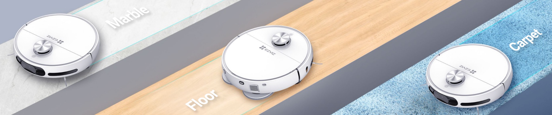 Robotas dulkių siurblys EZVIZ CS-RS20-PRO-PGA2 aprašymas - Prekės nuotrauka