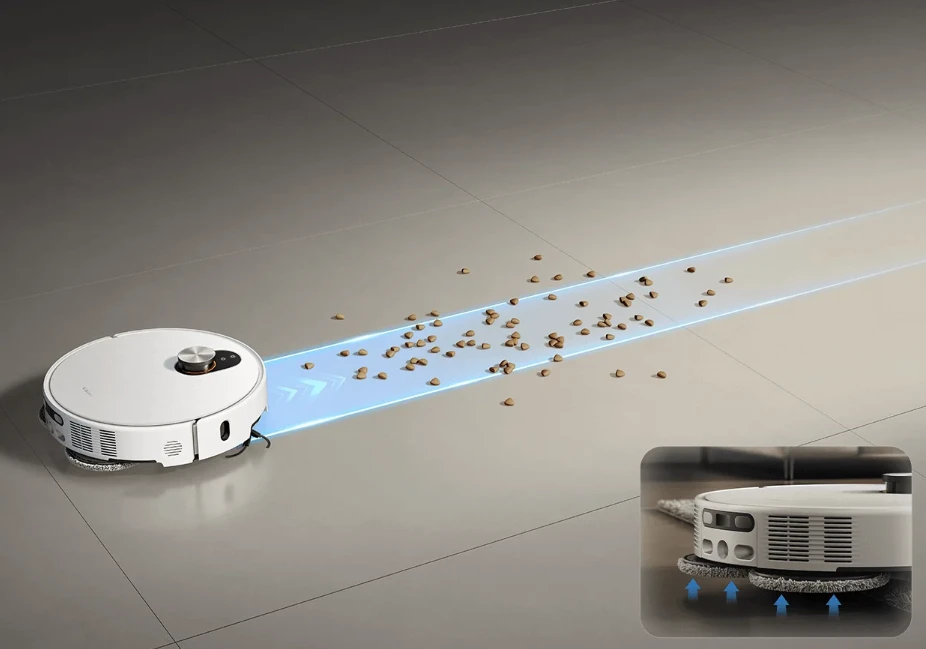 Dulkių siurblys - robotas Xiaomi 5 Pro EU, Baltas aprašymas - Prekės nuotrauka