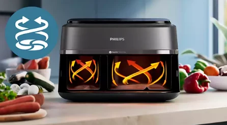 Karšto oro gruzdintuvė Philips 3000 series NA351/00 aprašymas - Prekės nuotrauka