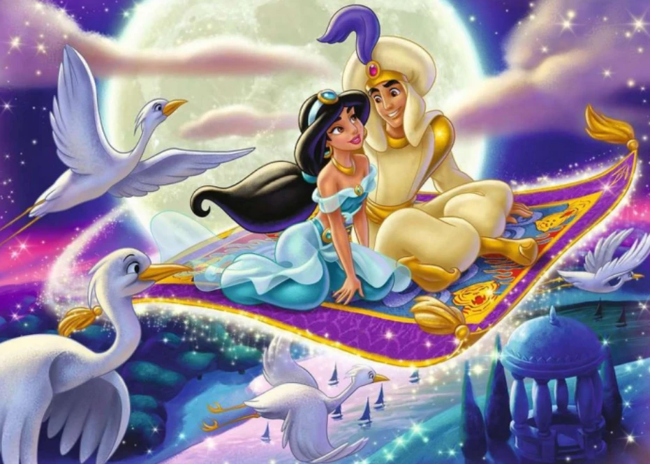 Ravensburger Dėlionė 1000 vnt. - Disney Aladinas aprašymas - Prekės nuotrauka
