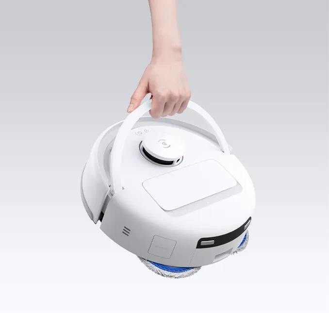 Dulkių siurblys - robotas Ecovacs DEEBOT mini Blue, Baltas aprašymas - Prekės nuotrauka