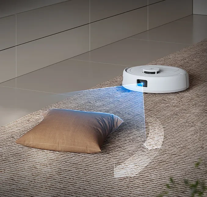 Dulkių siurblys - robotas Ecovacs DEEBOT mini Blue, Baltas aprašymas - Prekės nuotrauka