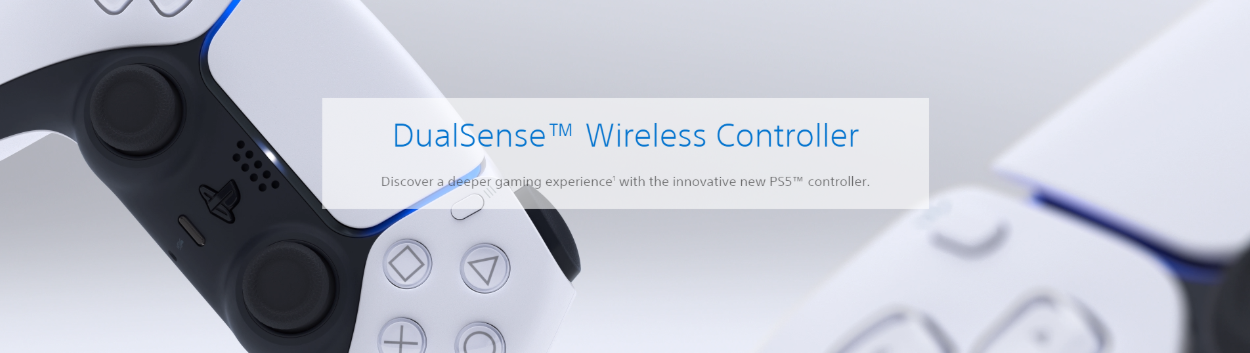 „Sony DualSense“ žaidimų valdiklis, baltas, PS5 aprašymas - Prekės nuotrauka