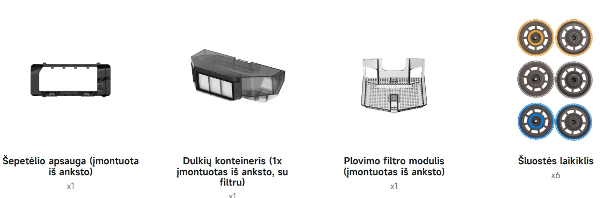 Dulkių siurblys DREAME ULTRA MATRIX 10 aprašymas - Prekės nuotrauka