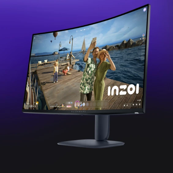Žaidimų monitorius Dell Alienware Gaming AW3225DM /Išlenktas/VA 2560x1440/ 16:9 /180 Hz/ 1 ms/ 400cd/m2 /AMD FreeSyncTM/VESA AdaptiveSync/Juodas aprašymas - Prekės nuotrauka