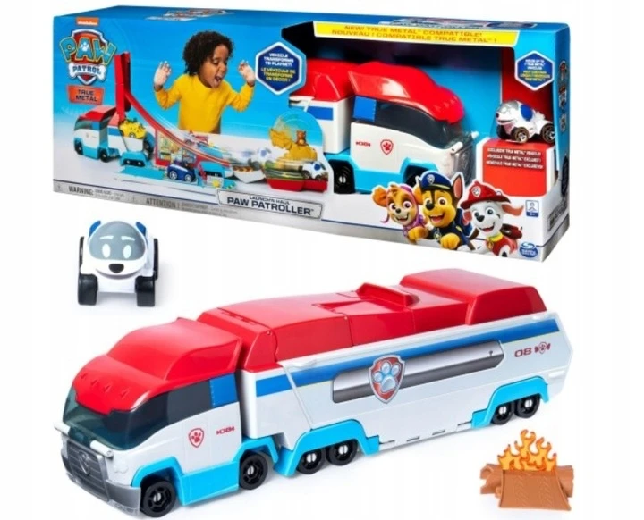 Transformuojamas vilkikas Spin Master PAW PATROL Launch'n Haul aprašymas - Prekės nuotrauka