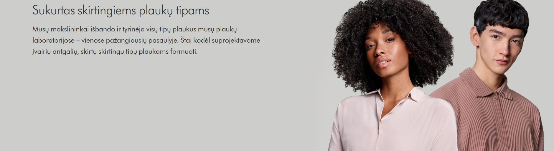 Plaukų džiovintuvas „Dyson Supersonic Nural™“ – „Curly+Coily“ (Amber silk/ Pink champagne spalvos) aprašymas - Prekės nuotrauka