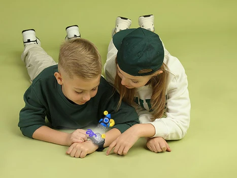 Išmanusis laikrodis vaikams Garett Kids Hero Pro, Juodas aprašymas - Prekės nuotrauka