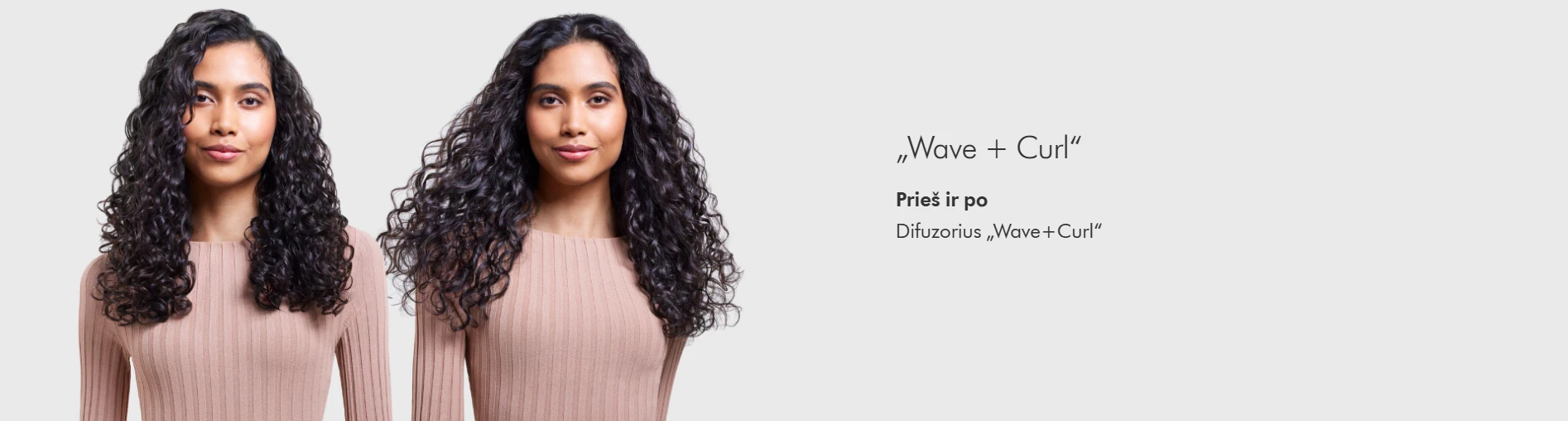 Plaukų džiovintuvas „Dyson Supersonic Nural™“ – „Curly+Coily“ (Amber silk/ Pink champagne spalvos) aprašymas - Prekės nuotrauka