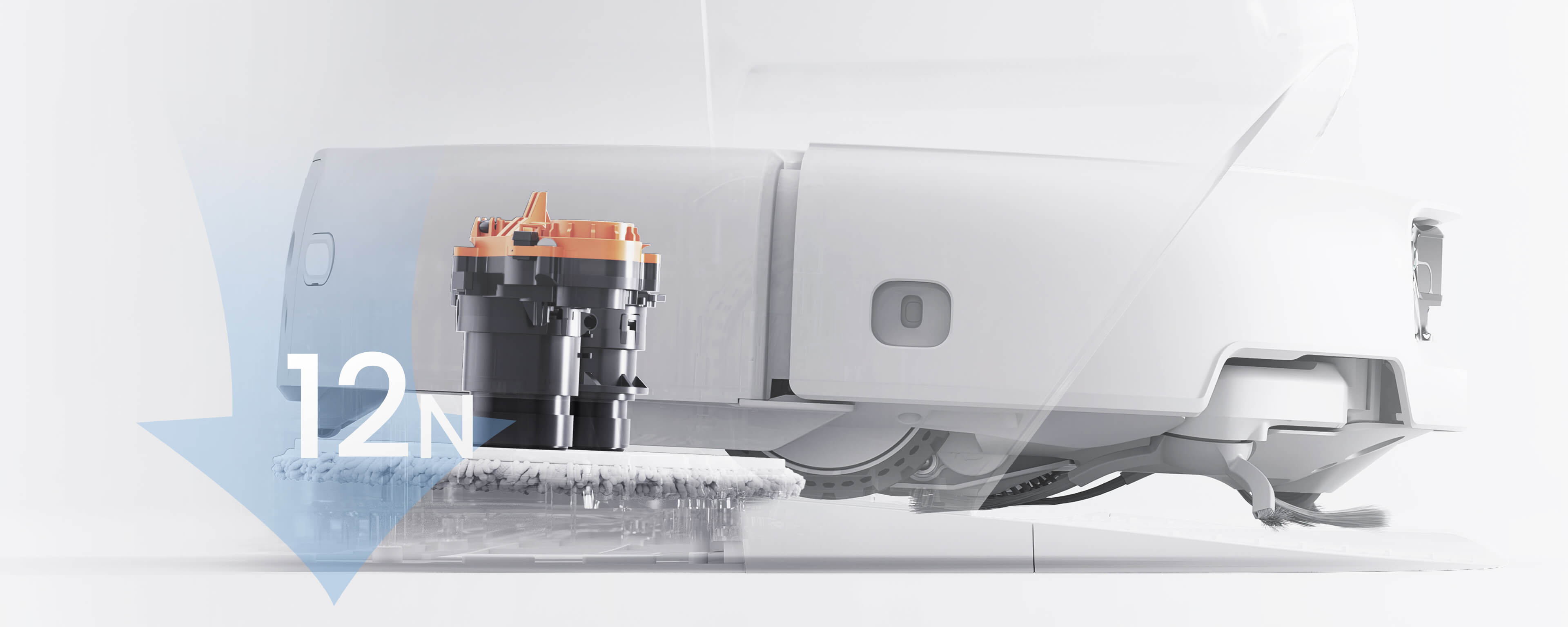 Plaunantis robotas siurblys su stotele DJI ROMO A  | CP.CR.00000054 aprašymas - Prekės nuotrauka