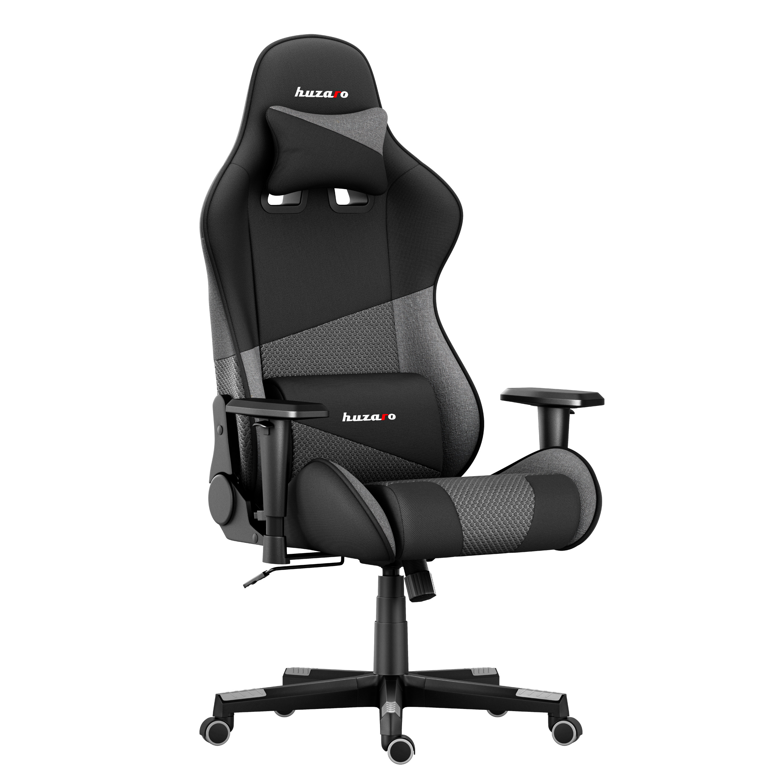 HUZARO FORCE 6.2 Pilkas Mesh Gaming Armfair aprašymas - Prekės nuotrauka