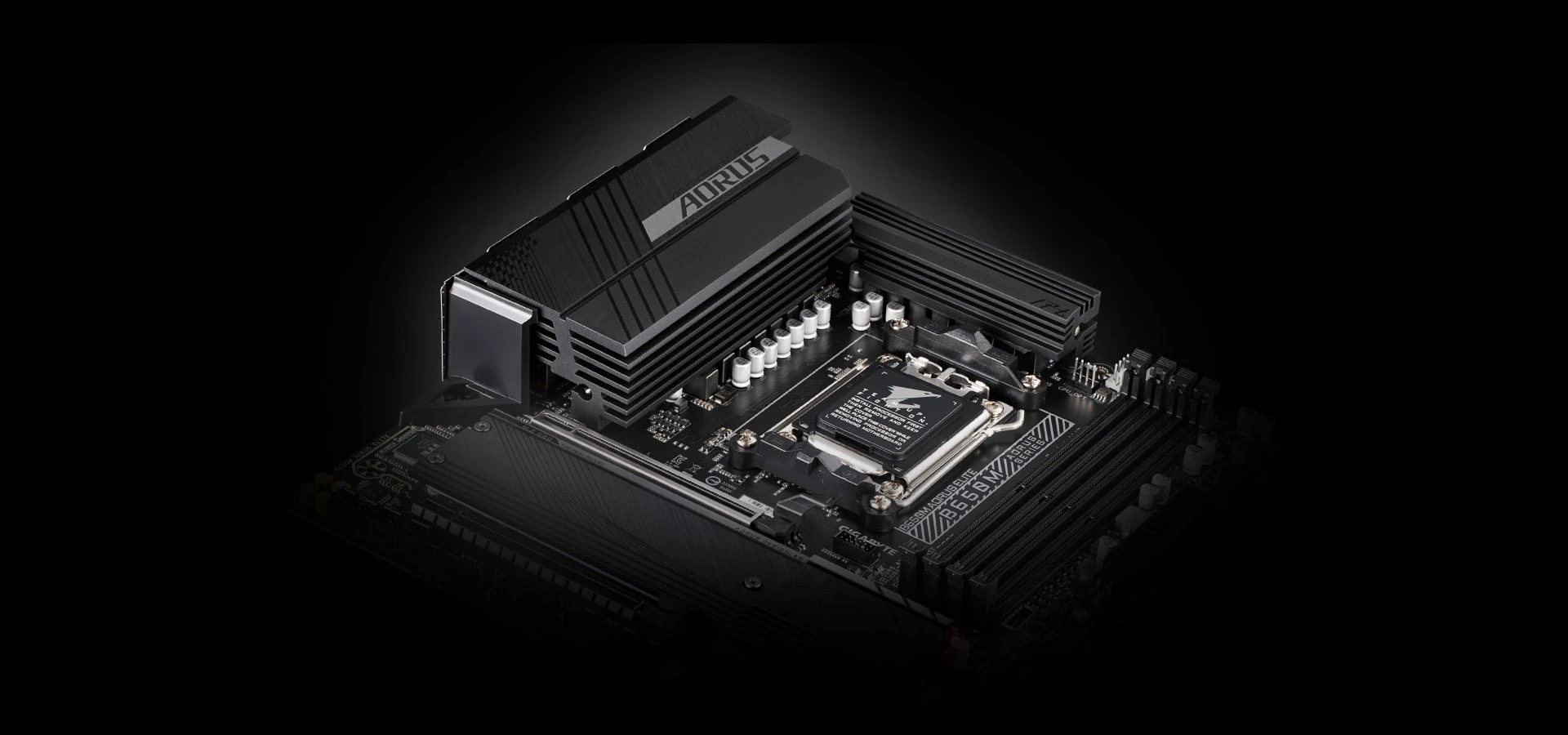 Pagrindinė plokštė GIGABYTE B650M AORUS ELITE AX  / AM5 / MicroATX / DDR5 x4 / PCI-Express 4.0 16x / 2x M.2 aprašymas - Prekės nuotrauka