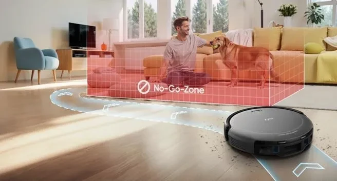 Dulkių siurblys - robotas Eufy C10, Juodas aprašymas - Prekės nuotrauka