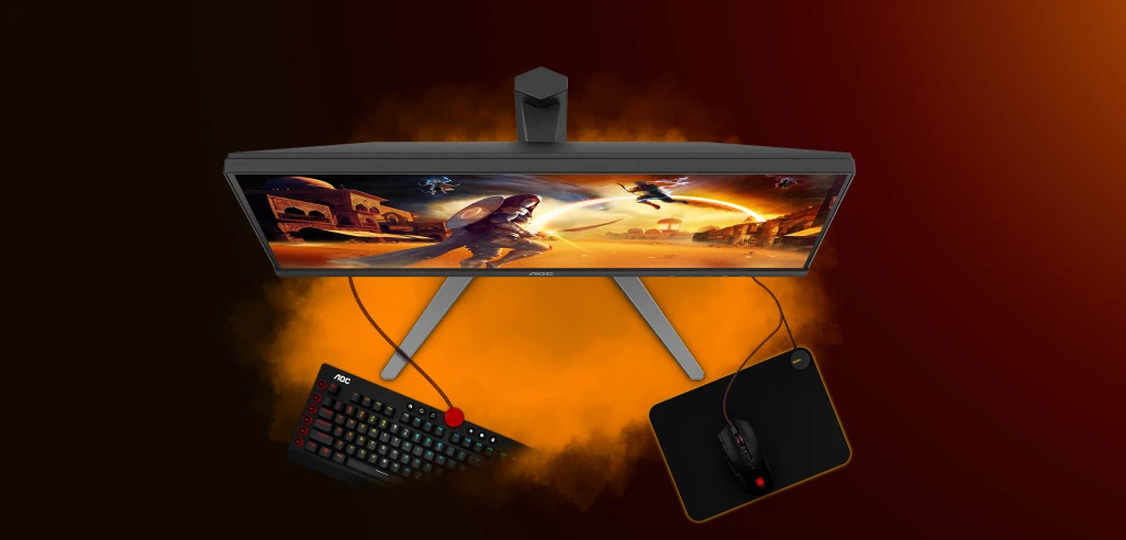 Žaidimų monitorius AOC 27G4HA | 27 colių/  Fast IPS | FHD | 16:9 | 200 Hz | 0.5 ms | 1920 x 1080 pikselių | 300 cd/m² | HDMI jungtys quantity 2 aprašymas - Prekės nuotrauka