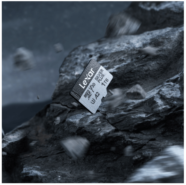 Atminties kortelė Lexar® Professional SILVER PLUS microSDXC™ UHS-I, 64 GB aprašymas - Prekės nuotrauka