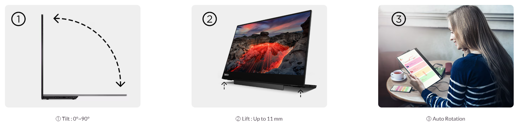 Monitorius Lenovo ThinkVision M14t Gen 2 | 14