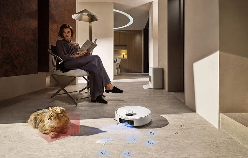 Dulkių siurblys - robotas MOVA V50 Ultra Complete, juodos spalvos aprašymas - Prekės nuotrauka
