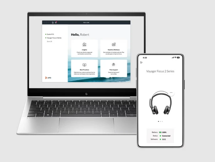 Ausinės Poly Voyager 4320 UC USB aprašymas - Prekės nuotrauka