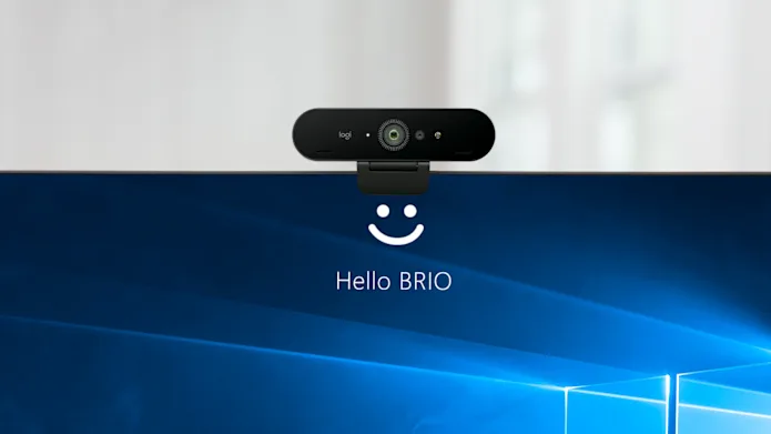 Internetinė kamera Logitech BRIO 4K, su Windows Hello palaikymu aprašymas - Prekės nuotrauka