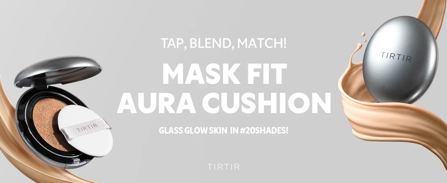 Makiažo pagrindas TirTir Mask Fit Aura Cushion, 18 g, 17C Porcelain aprašymas - Prekės nuotrauka