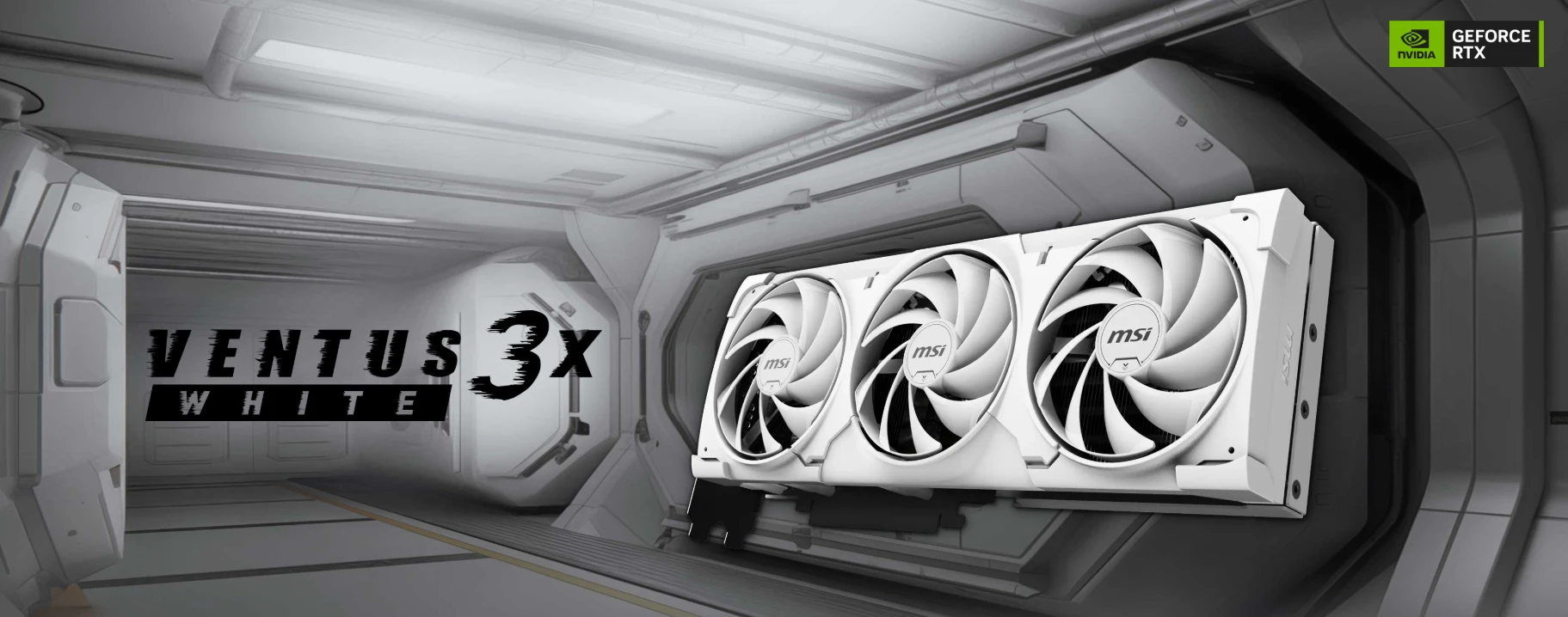 Vaizdo plokštė MSI GeForce RTX™ 5080 16G VENTUS 3X OC | baltos spalvos aprašymas - Prekės nuotrauka