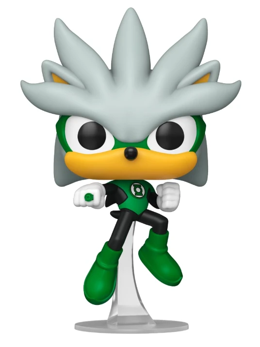FUNKO POP! Vinilinė figūrėlė: Sonic: Silver as The Green Lantern, 9 cm aprašymas - Prekės nuotrauka