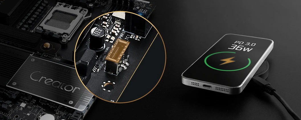 Pagrindinė plokštė ASRock X870 Taichi Creator | AM5 | ATX | 4 × DDR5 DIMM aprašymas - Prekės nuotrauka