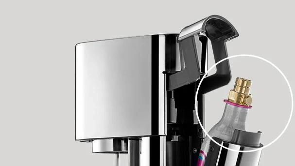 Gazuotų gėrimų gaminimo aparatas SodaStream Enso, nerūdijančio plieno spalvos aprašymas - Prekės nuotrauka