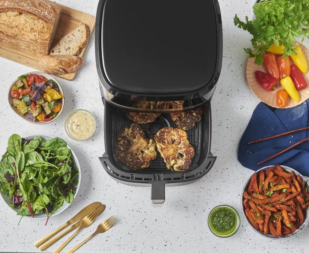 Karšto oro gruzdintuvė Russell Hobs 27630-56 Satisfry Airfryer, 8,3 l aprašymas - Prekės nuotrauka
