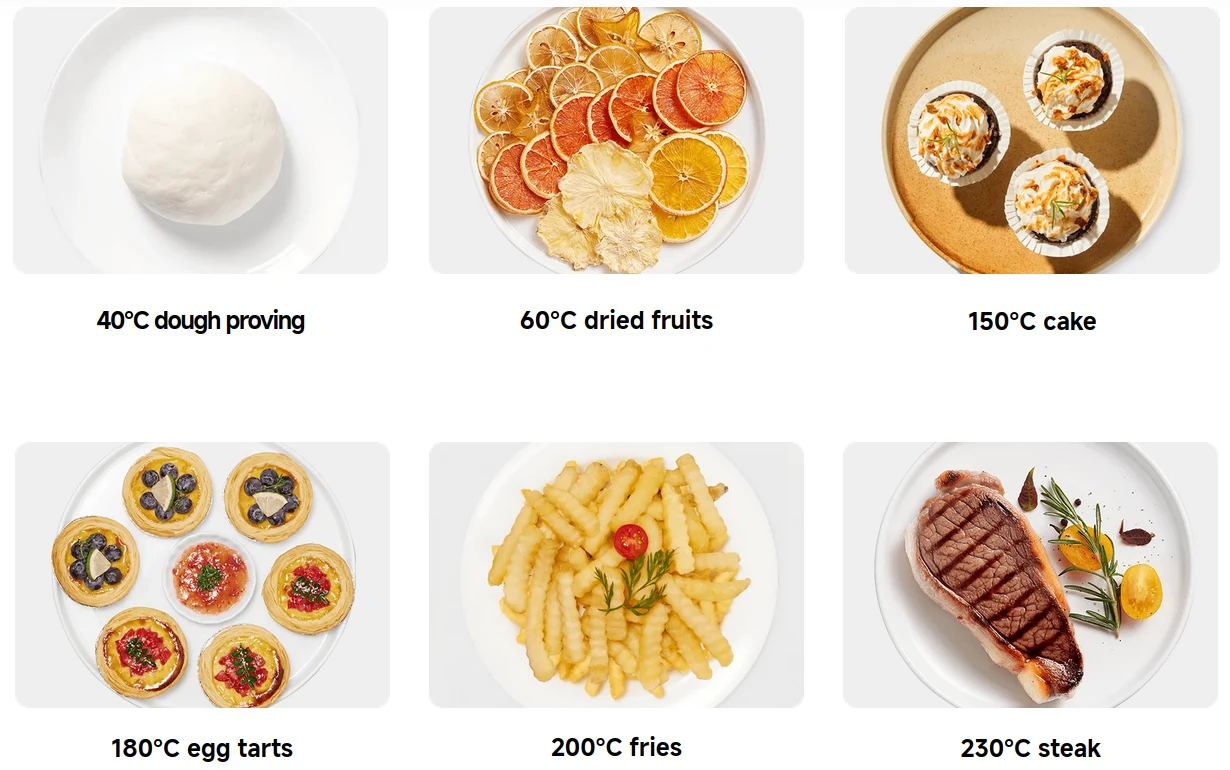 Karšto oro gruzdintuvė Xiaomi Smart Double Stack Air Fryer 12 L, 2800 W aprašymas - Prekės nuotrauka