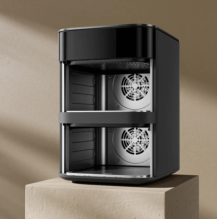 Karšto oro gruzdintuvė Xiaomi Smart Double Stack Air Fryer 12 L, 2800 W aprašymas - Prekės nuotrauka