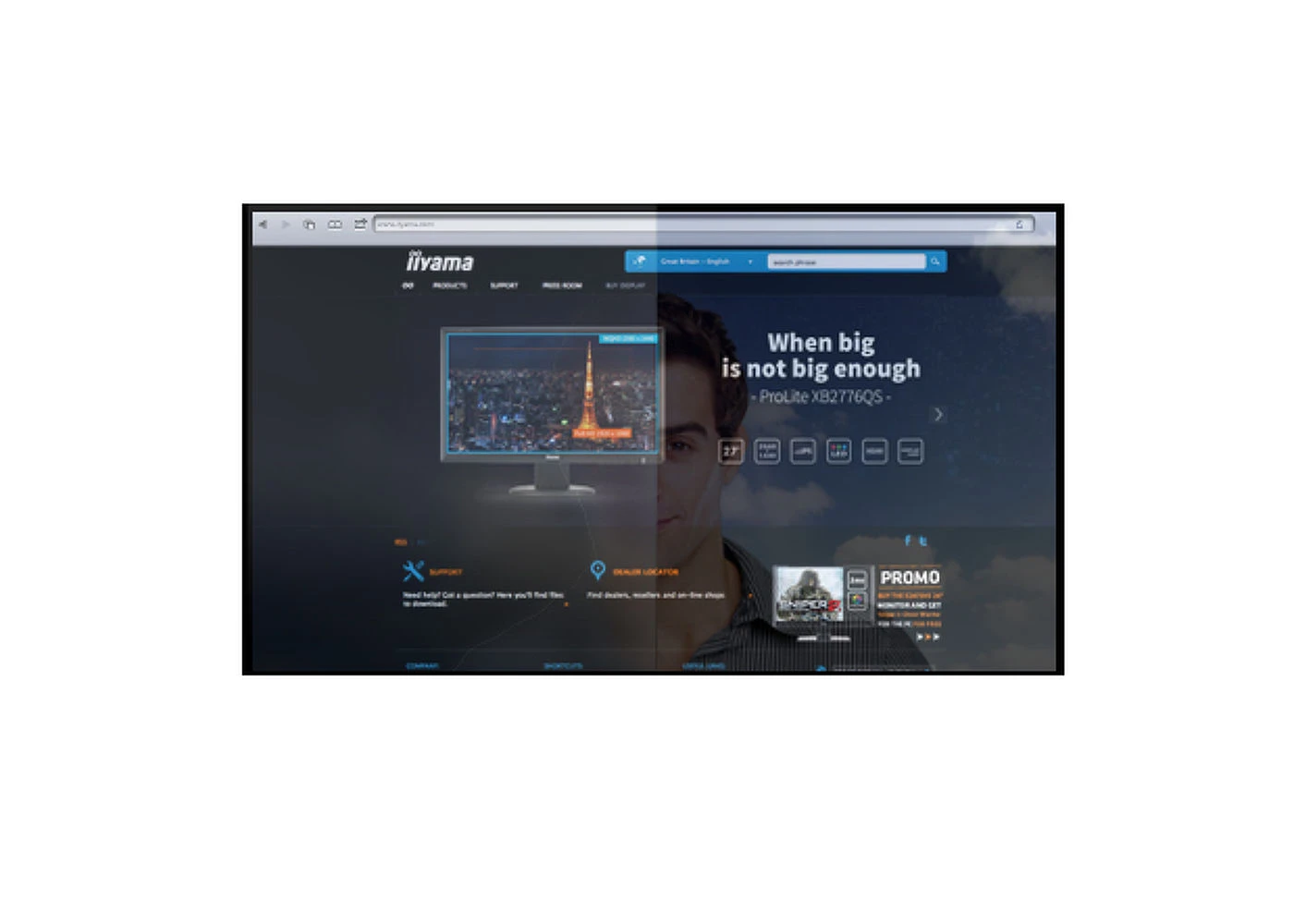 Monitorius IIYAMA LH6541UHS-B1AG | 65