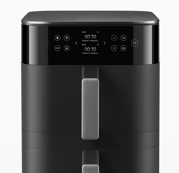 Karšto oro gruzdintuvė Xiaomi Smart Double Stack Air Fryer 12 L, 2800 W aprašymas - Prekės nuotrauka