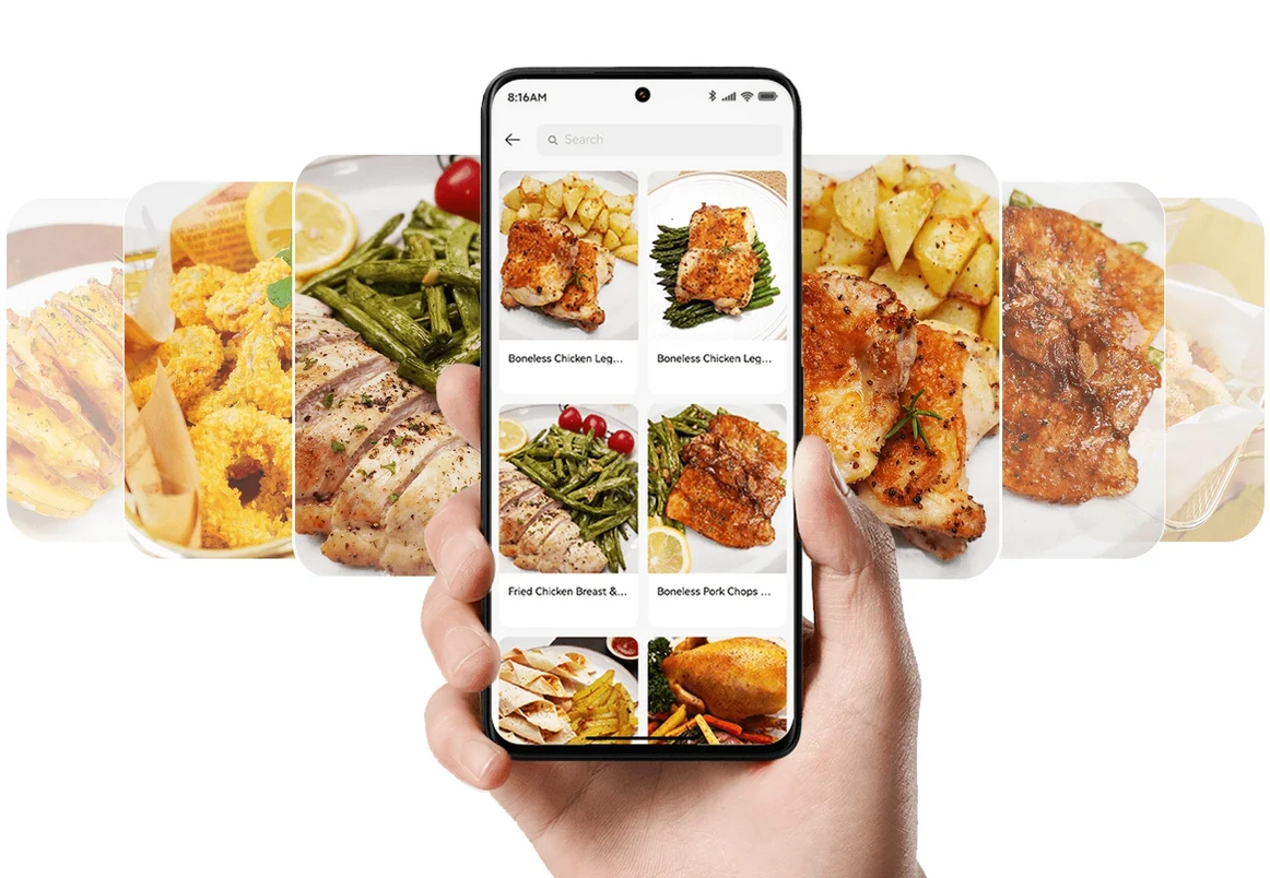 Karšto oro gruzdintuvė Xiaomi Smart Double Stack Air Fryer 12 L, 2800 W aprašymas - Prekės nuotrauka
