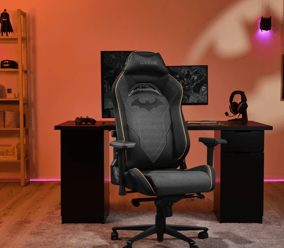 Žaidimų kėdė Trust GXT 721 Ruya Pro Batman, Juoda aprašymas - Prekės nuotrauka
