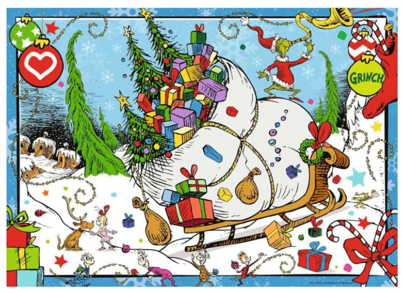Ravensburger Dėlionė 1000 vnt. - Grinčas aprašymas - Prekės nuotrauka
