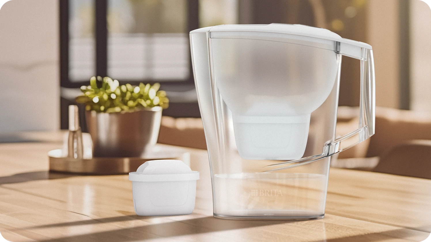 BRITA vandens filtravimo indas ALUNA, 2.4 l, mėlynos spalvos aprašymas - Prekės nuotrauka