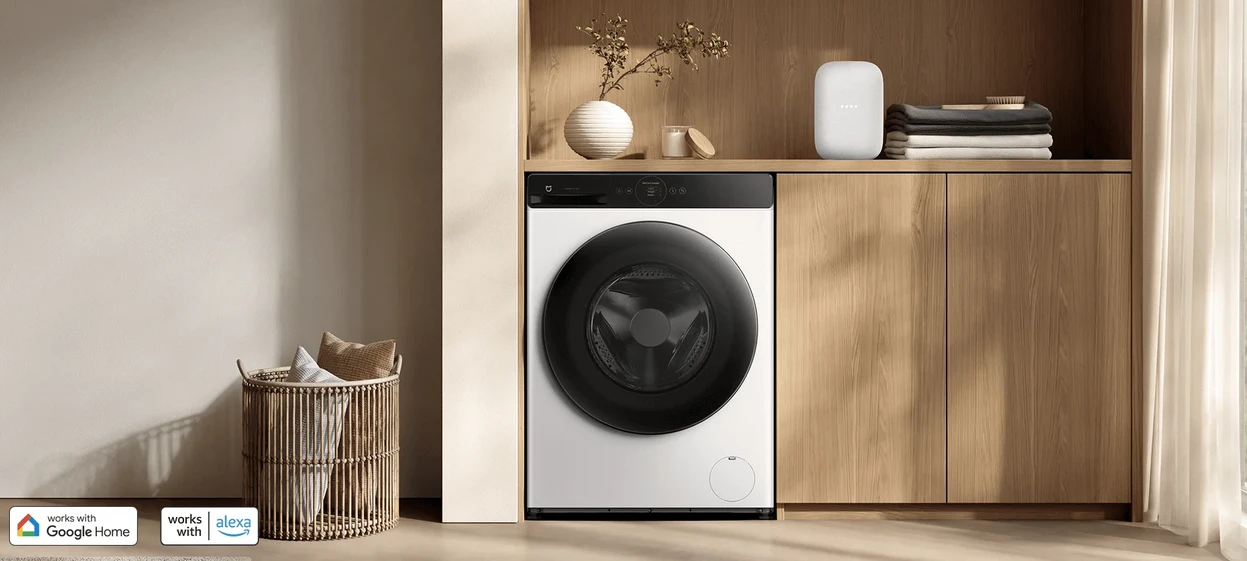 Skalbyklė-džiovyklė Mijia Front Load Washer Dryer Pro, 9/6 kg aprašymas - Prekės nuotrauka Skalbyklė-džiovyklė Mijia Front Load Washer Dryer Pro, 9/6 kg aprašymas - Prekės nuotrauka