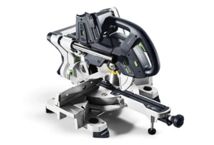 Akumuliatorinis traukiamas skersinio pjovimo pjūklas Festool KSC 60 EB-Basic | 577775 (be akumuliatoriaus ir pakrovėjo) aprašymas - Prekės nuotrauka