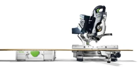 Akumuliatorinis traukiamas skersinio pjovimo pjūklas Festool KSC 60 EB-Basic | 577775 (be akumuliatoriaus ir pakrovėjo) aprašymas - Prekės nuotrauka